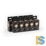 Лампа светодиодная филаментная Gauss E27 7W 2700К прозрачная 105802107