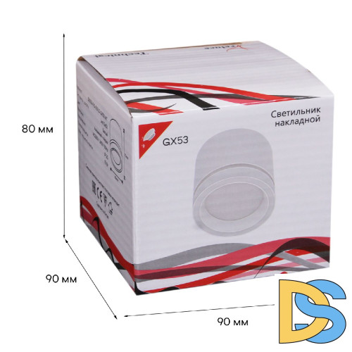 Накладной светильник Reluce 53003-9.5-001LD GX53 WT