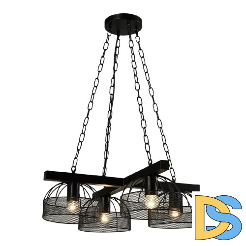 Подвесная люстра IMEX Ringo MD.20461-4-P-BK