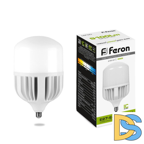 Лампа светодиодная Feron LB-65 E27-E40 100W 4000K 38219