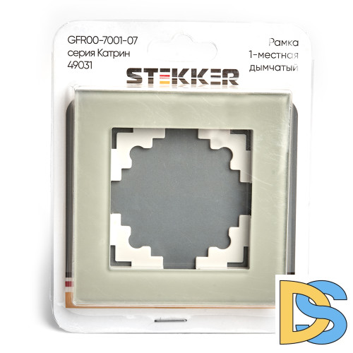 Рамка 1-местная Stekker Катрин GFR00-7001-07 49031
