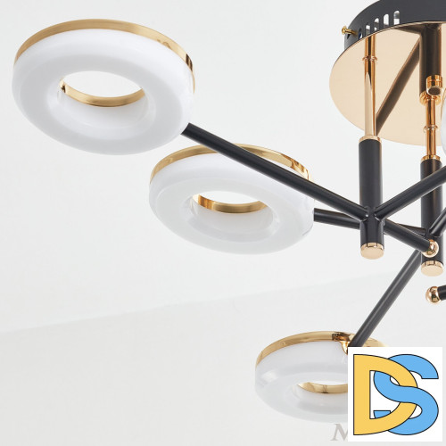 Потолочная люстра Arte Milano Ferrara 272999/6 BK/GD