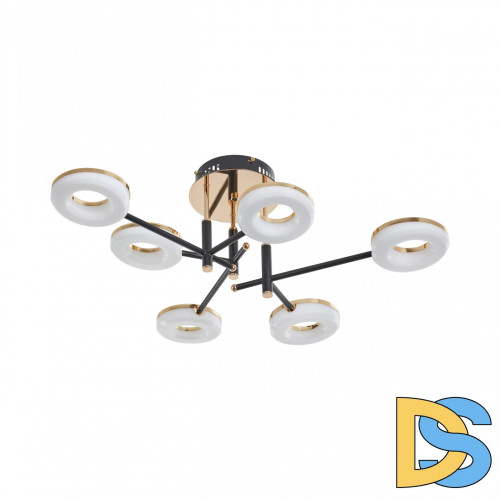 Потолочная люстра Arte Milano Ferrara 272999/6 BK/GD