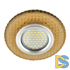 Встраиваемый светильник Fametto Luciole DLS-L135 Gu5.3 Glassy/Gold