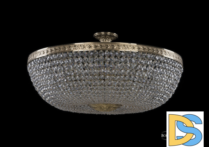 Люстра на штанге Bohemia Ivele Crystal 19151/90IV G