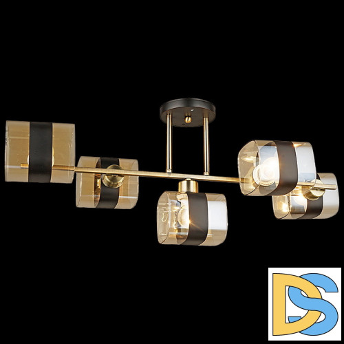 Потолочная люстра Reluce 04223-0.3-05 AB+BK