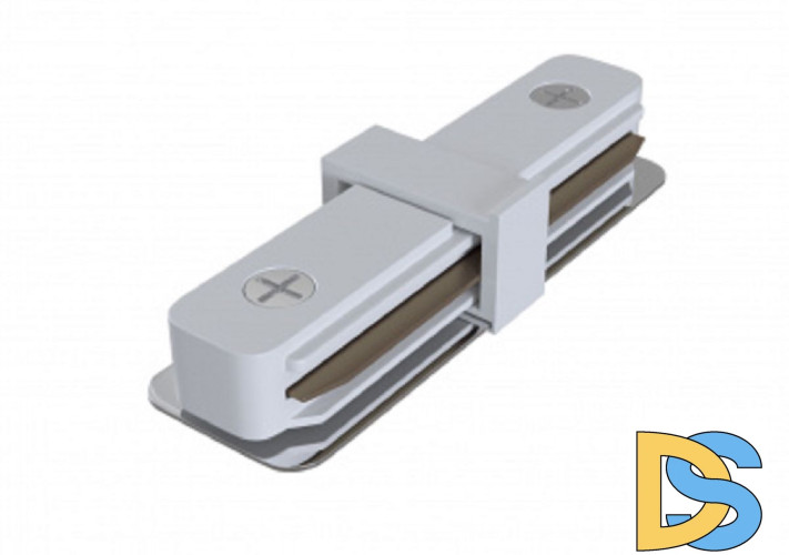 Коннектор прямой для однофазного шинопровода ЭРА TR-1PA-IC-WH Б0054463