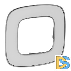 Рамка 1-постовая Legrand Valena Allure Зеркало 754421