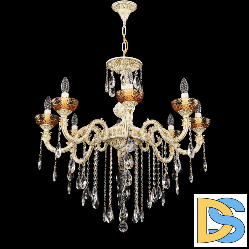 Подвесная люстра Bohemia Ivele Crystal AL79101/8/250 B WMG P Amber/M-1F