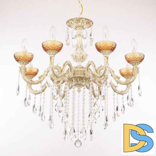 Подвесная люстра Bohemia Ivele Crystal AL79101/8/250 B WMG P Amber/M-1F