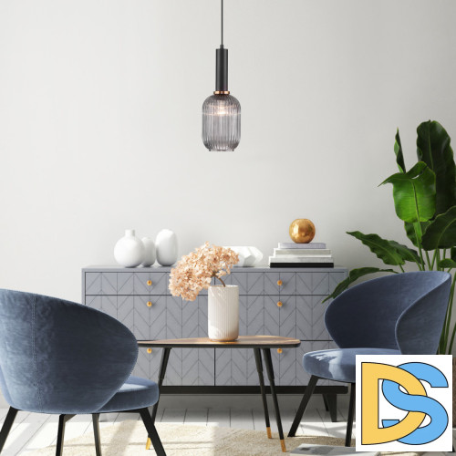 Подвесной светильник Eurosvet 50181/1 дымчатый