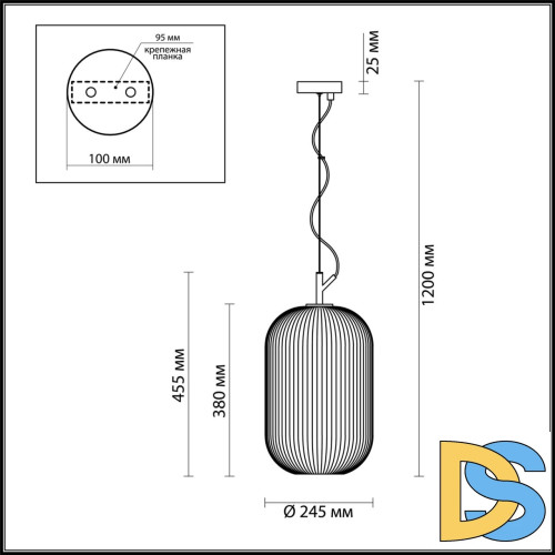 Подвесной светильник Odeon Light 4752/1