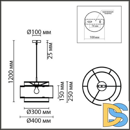 Подвесной светильник Lumion Launa 8043/1