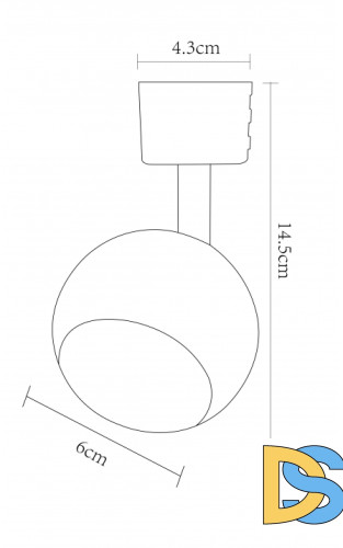 Светильник на шине ARTE Lamp A6253PL-1WH
