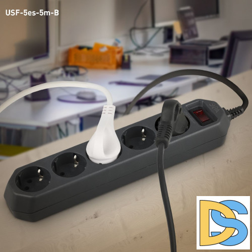 Сетевой фильтр Эра USF-5es-5m-B Б0019737