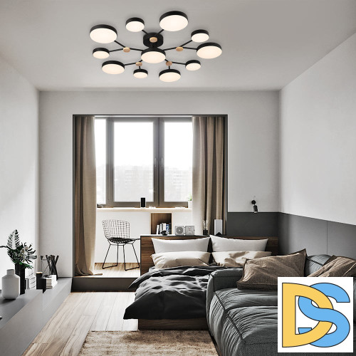 Потолочная люстра LED4U L3201-960 BK