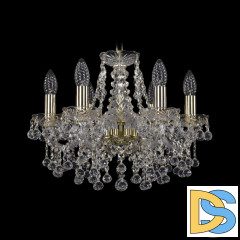 Подвесная люстра Bohemia Ivele Crystal 1409/6/141 G