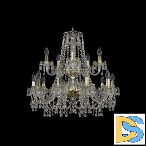 Подвесная люстра Bohemia Ivele Crystal 1410/10+5/240/2d G V0300