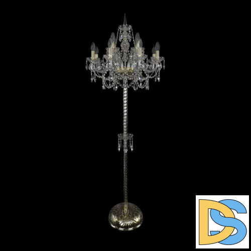 Торшер Bohemia Ivele Crystal 1411T2/8+4/195-170 G