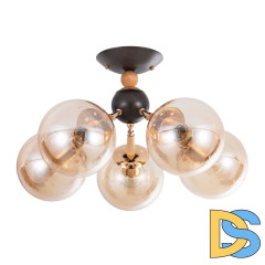 Потолочная люстра Arte Lamp Boston A4485PL-5BK