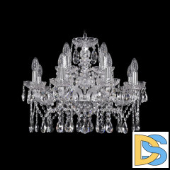 Подвесная люстра Bohemia Ivele Crystal 1413/8+4/200 Ni
