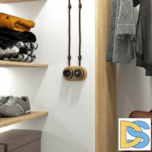 Переключатель одноклавишный Werkel Vintage 4690389174049 W5812052