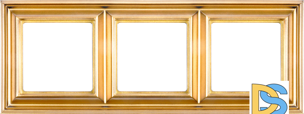 Рамка трехместная Jung EPD483GO