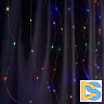 Светодиодная гирлянда Feron Занавес USB разноцветная без мерцания CL591 41640