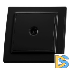 Розетка телевизионная 1-местная Stekker 39476