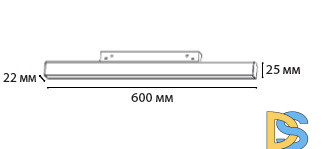 Трековый магнитный светильник Italline Atom IT012-5021 black 3000K