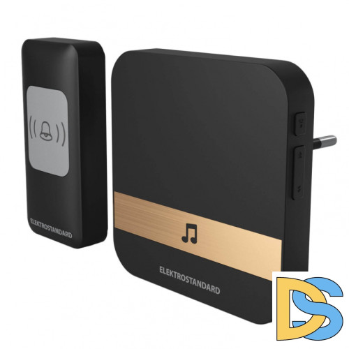 Звонок беспроводной Elektrostandard DBQ24M WL 52M IP44 черный 4690389146862