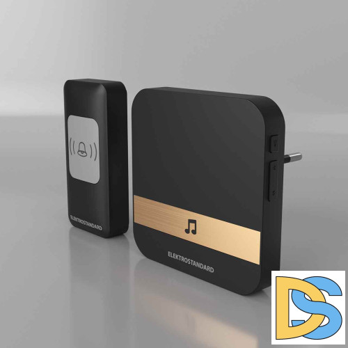 Звонок беспроводной Elektrostandard DBQ24M WL 52M IP44 черный 4690389146862