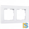 Рамка на 2 поста (белый матовый) W0021105