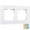 Рамка на 2 поста (белый матовый) W0021105