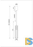 Подвесной светильник Arte Lamp Crystal A2942SP-1BK