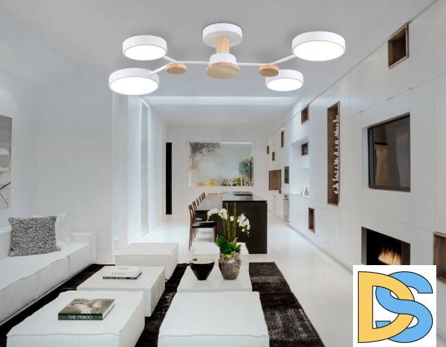 Люстра на штанге Ambrella Light Linetech Comfort FL4858