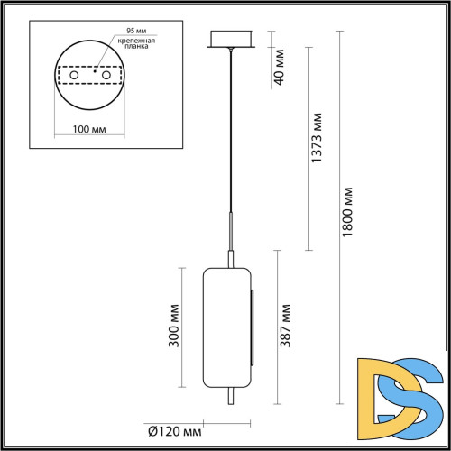 Подвесной светильник Odeon Light Kavia 5003/10L