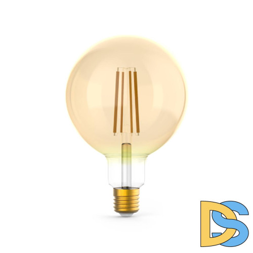 Светодиодная филаментная лампа Gauss Filament E27 10W 2400K 158802010-D