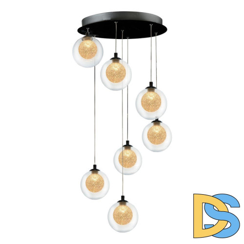 Подвесная светодиодная люстра iLedex Oblivion C4457-7R CR