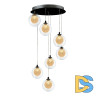 Подвесная светодиодная люстра iLedex Oblivion C4457-7R CR