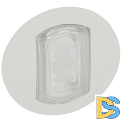 Лицевая панель Legrand Celiane переключателя с этикеткой белая 067805