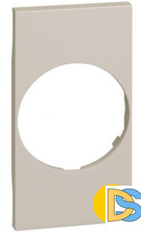 Лицевая панель для розеток 2К+З немецкого стандарта 2 модуля.Песочный. Btichino Living Now