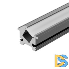 Профиль Arlight SL-BEVEL-H12-F13-2000 ANOD IRON GREY 045329