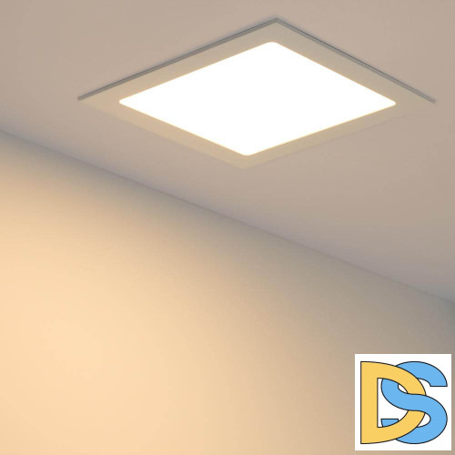 Встраиваемый светодиодный светильник Arlight DL-192x192M-18W Warm White 020134
