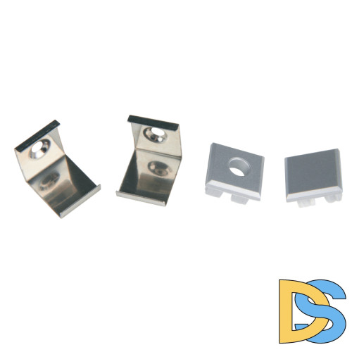 Комплект заглушек и скоб Uniel UFE-N05 SILVER A POLYBAG UL-00000625