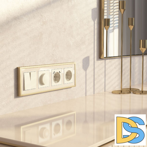 Рамка на 4 поста Werkel Baguette 4690389193316 W0042851 a062783