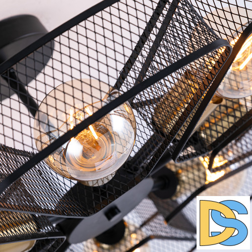 Люстра на штанге Arte Lamp Maasym A7044PL-8BK