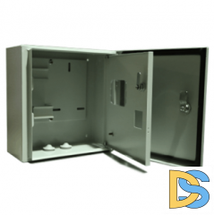 Металлический щит учета для монтажа на столб ЩУГ-1-1,двойная дверь, IP55