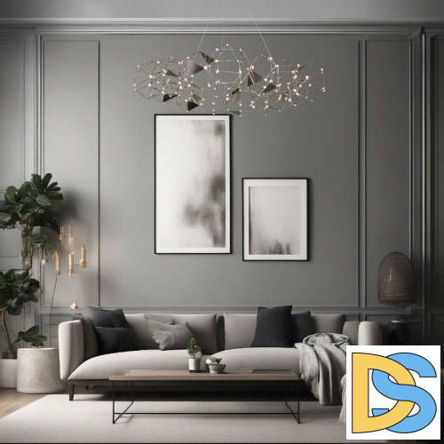 Подвесная люстра Eurosvet Uma 90369/15 черный жемчуг a065036