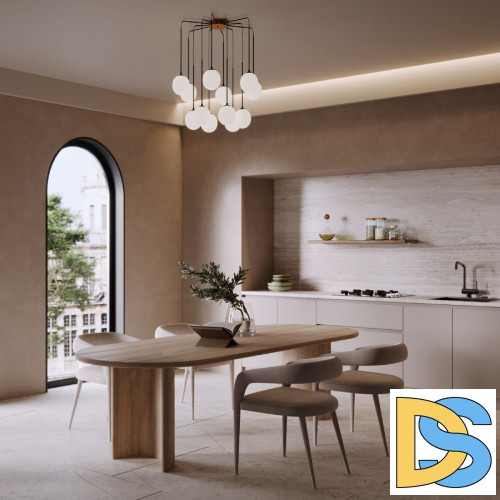 Подвесная люстра Maytoni Branch MOD176PL-12G